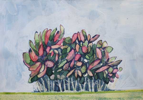 pink trees